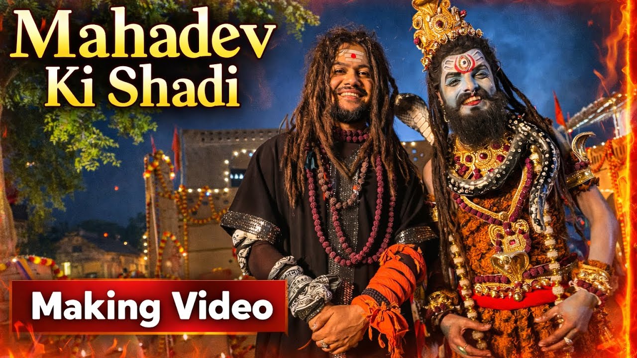 Mahadev ki shadi making video with baba  Hansraj Raghuwanshi and team @rudhra_rahul_puri_ji_ 