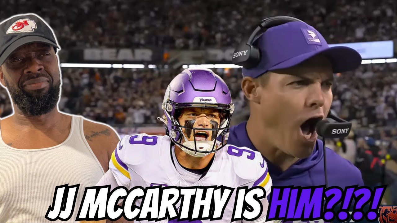 CHIEFS FAN REACTS TO! Vikings vs Bears Game Highlights | NFL 2025 Week 1