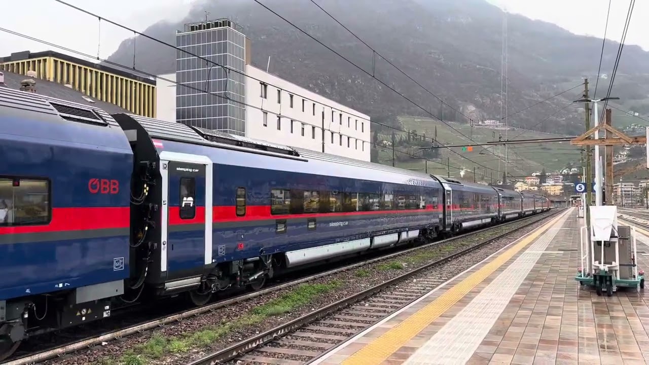 NIGHTJET 2.0 IN ITALIA. #brennerbahn #ferroviadelbrennero #nightjet
