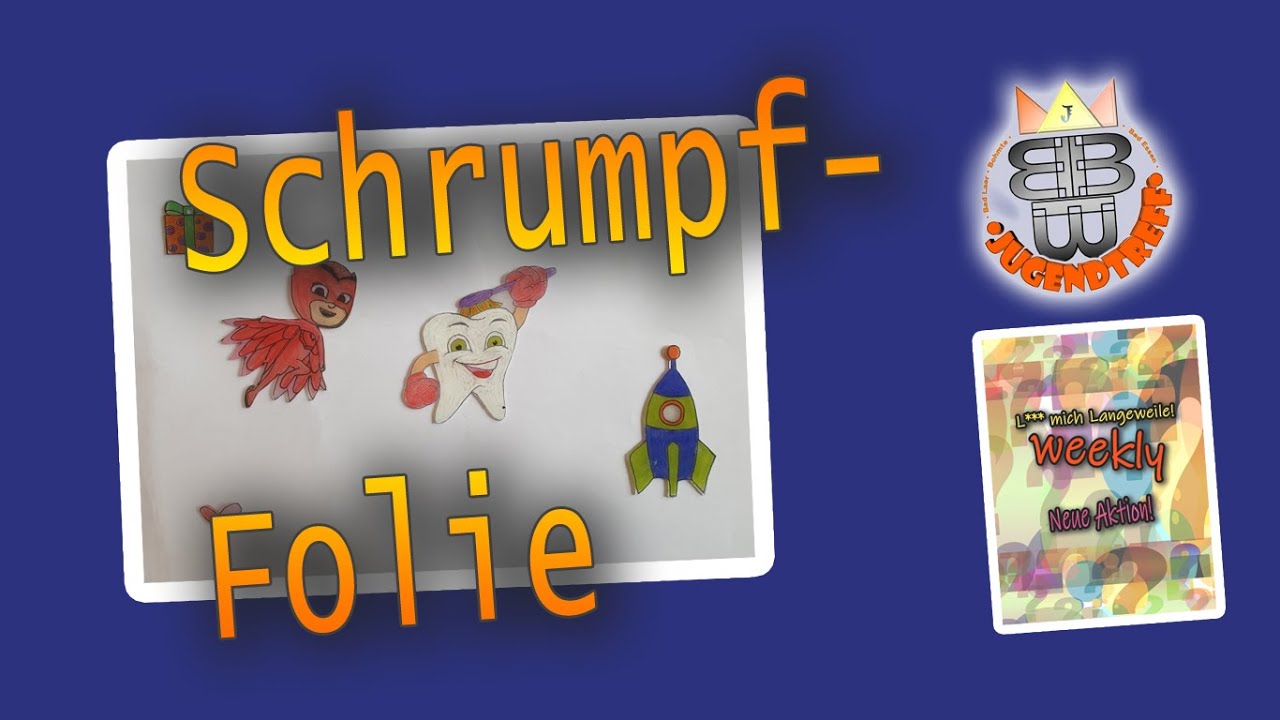 Basteln Schrumpffolie | Anleitung UND Bastelpaket