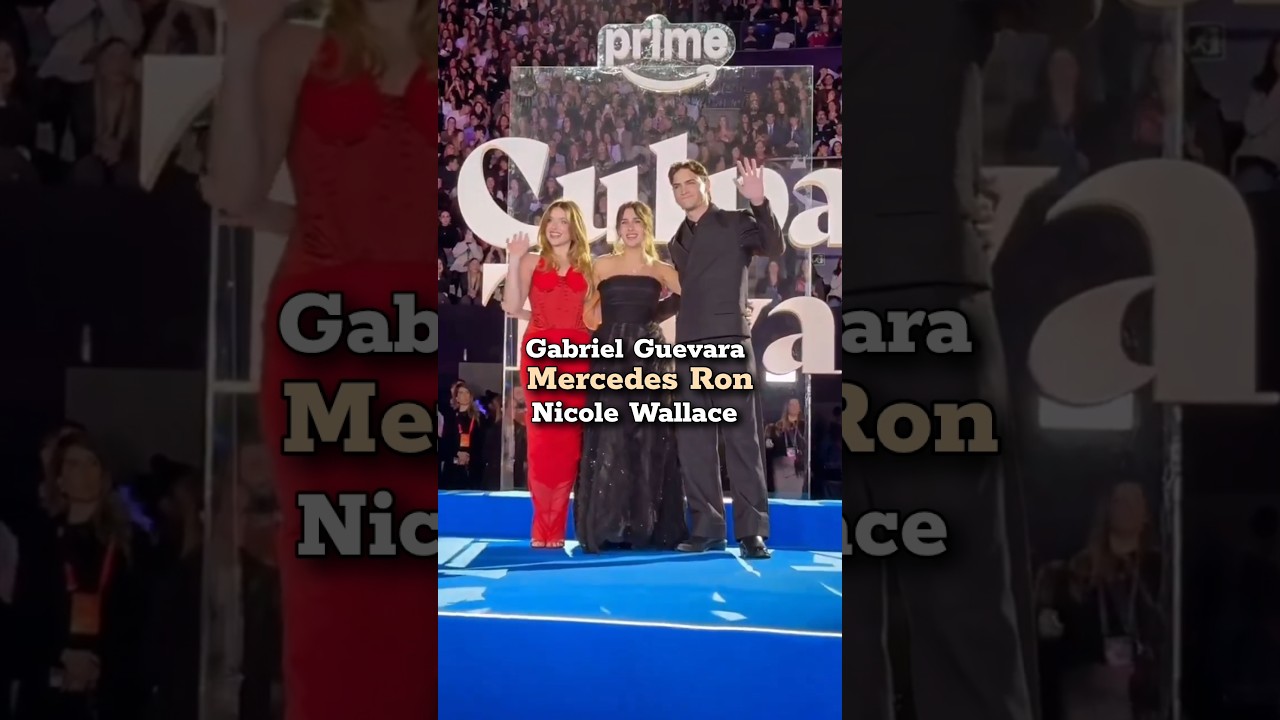 Gabriel Guevara, Nicole Wallace and Mercedes Ron 😍❤️ | Culpa Tuya World fan premiere