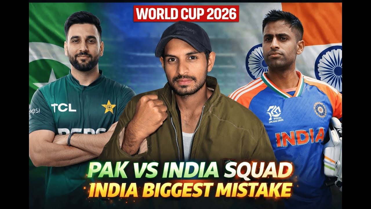 Ye Galti India Ko World Cup Harwayegi? ❌ India Squad vs Pakistan Squad 2026 #Cricket 
