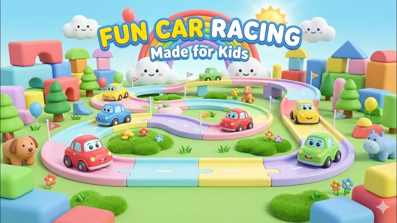 Fun Toy Car Racing Adventure 🚗🌈 | Chhoti-Chhoti Gadiyon Ki Colorful Race, Masti aur Friendship |