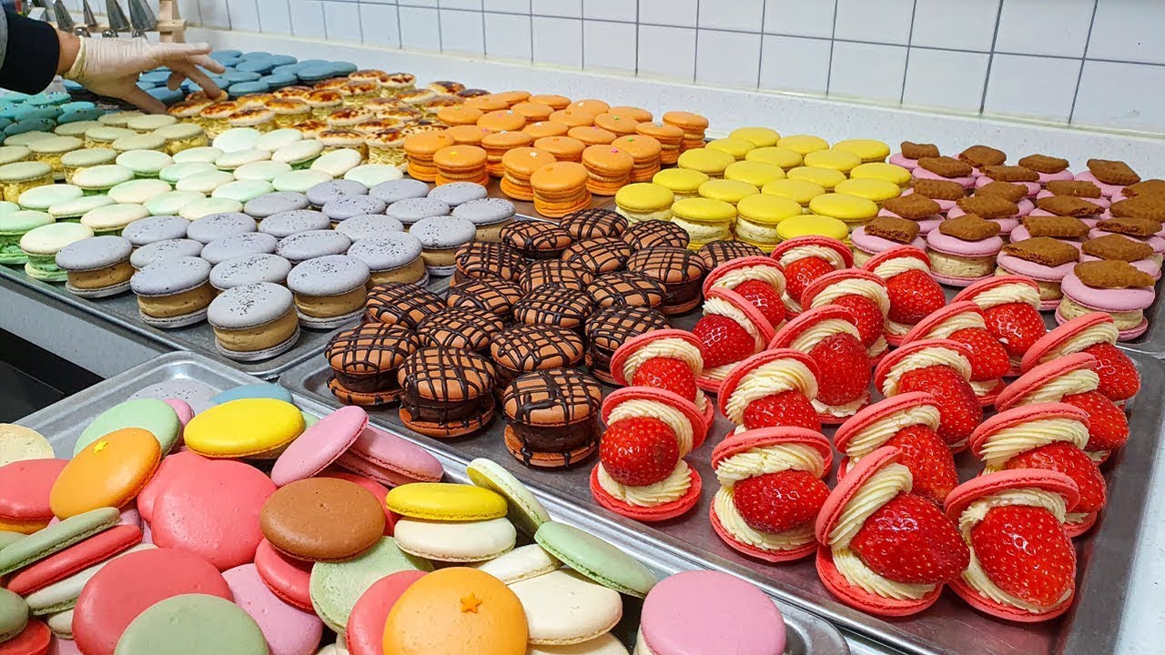 How to make sweet macarons - Korean food
