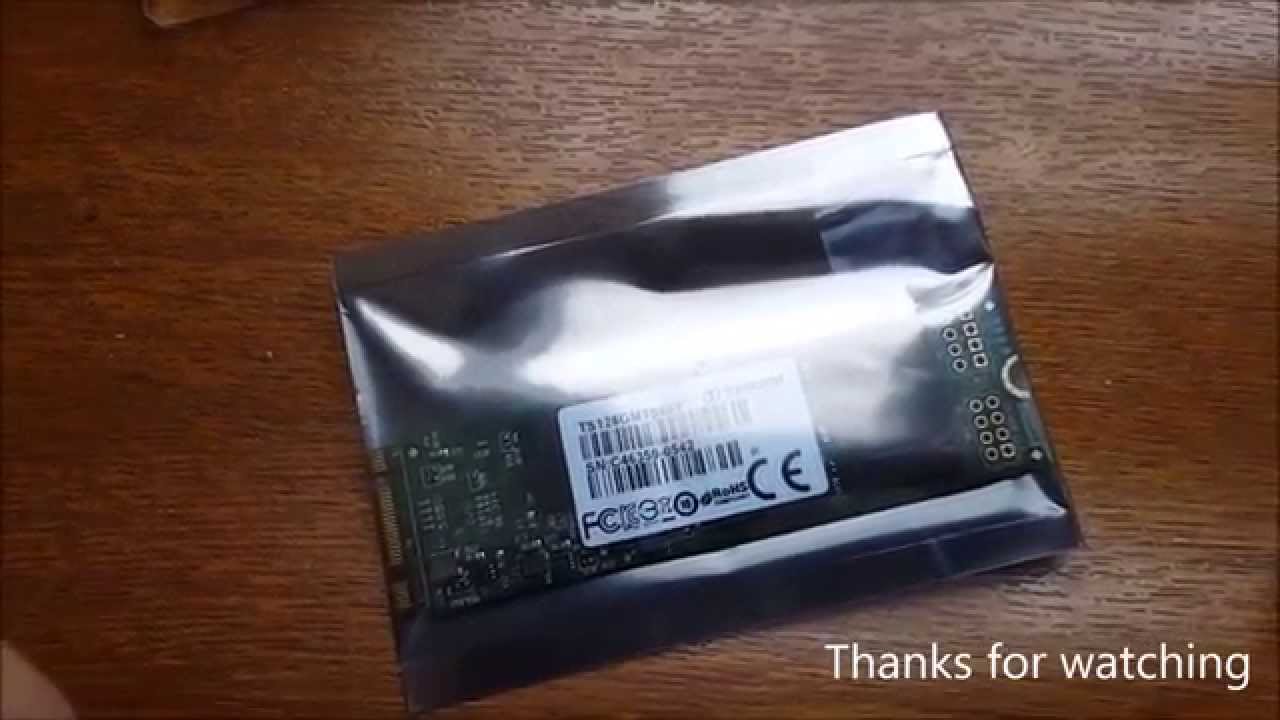 Transcend MTS800 M.2 128GB unboxing