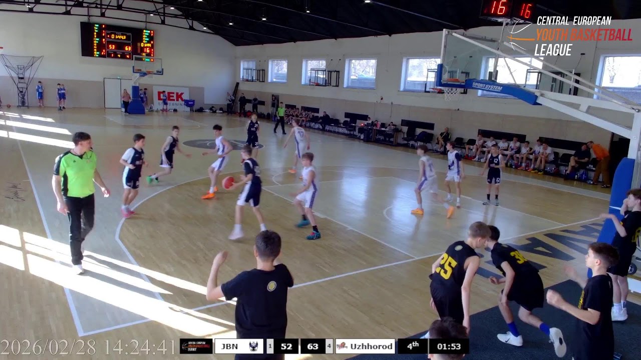 CEYBL U14, 28. 2. 2026, JBN boys - BC Uzhhorod