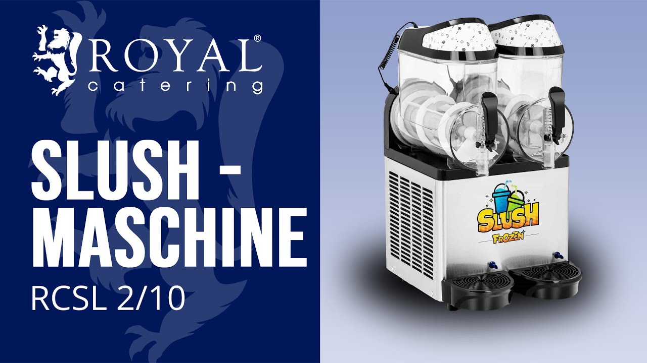 Slush-Maschine Royal Catering RCSL 2/10 | Produktpräsentation