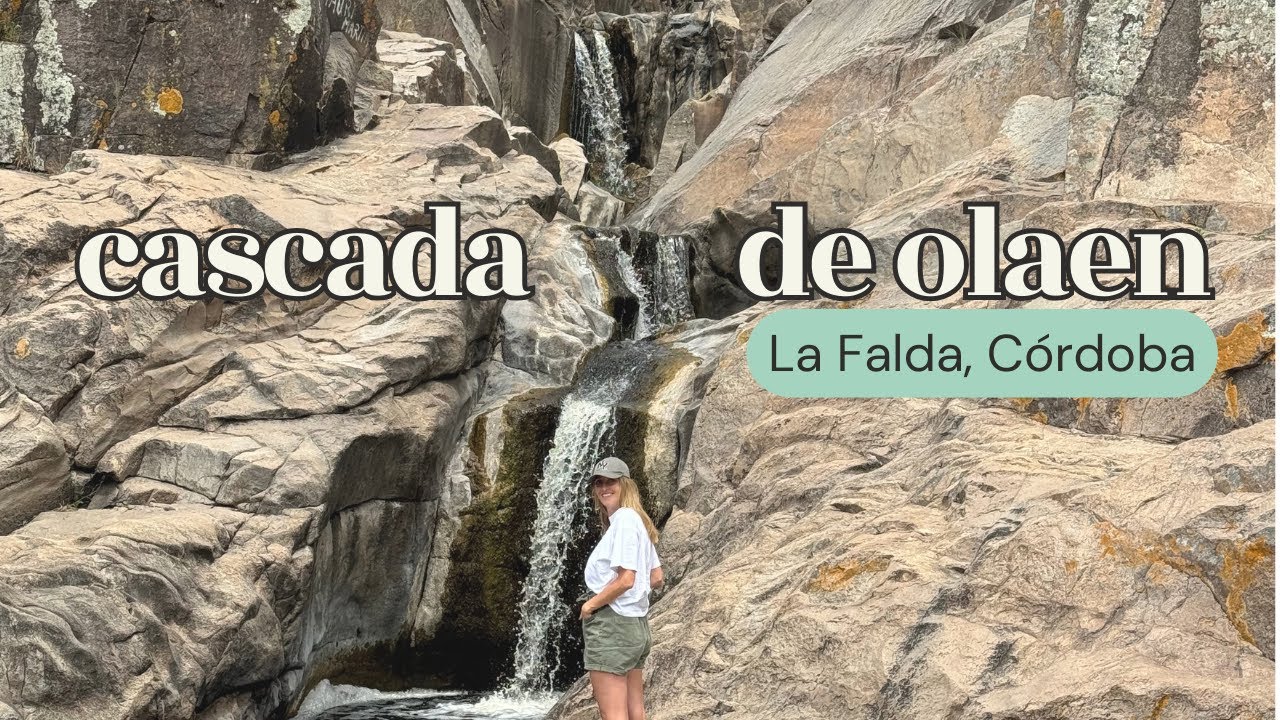 CASCADA DE OLAEN: una cascada con ollitas a 1 hora de LA FALDA, en Córdoba ¡SIN trekking!