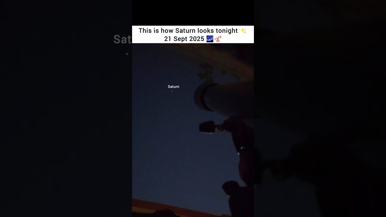 Saturn Closest to Earth Tonight 🌌 &ndash; 21 Sept 2025