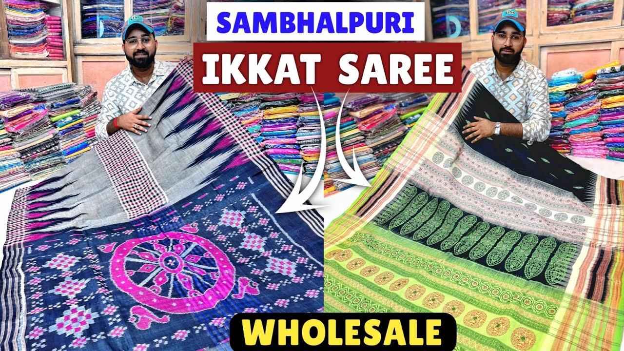 Pure Cotton Ikkat Saree / Pure Murshidabad Silk / Pure Tussar Saree / Original Bengal Cotton Saree 🔥