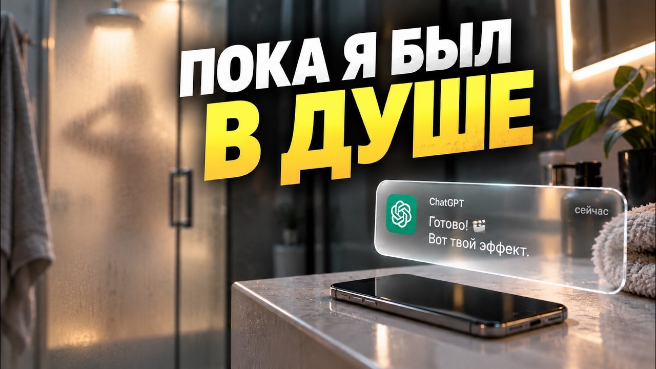 Монтаж видео с ИИ &mdash; скам? Даю пруф за 4 минуты 55 секунд