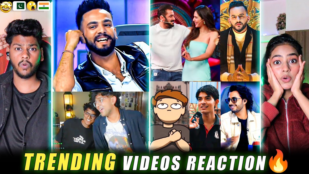 Reaction on Trending videos 2024 🔥 | Fukra Insaan & Elvish Yadav Attitude🔥👿