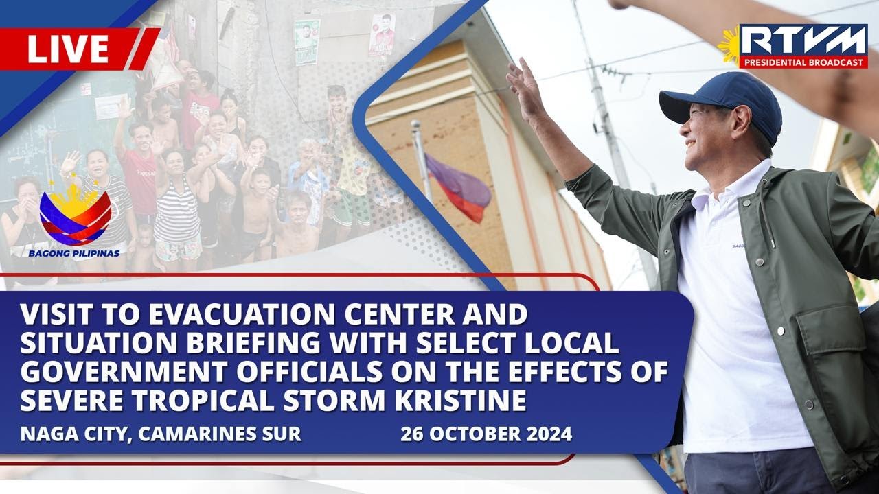 Visit to Evacuation Center and Situation Briefing 10/26/2024