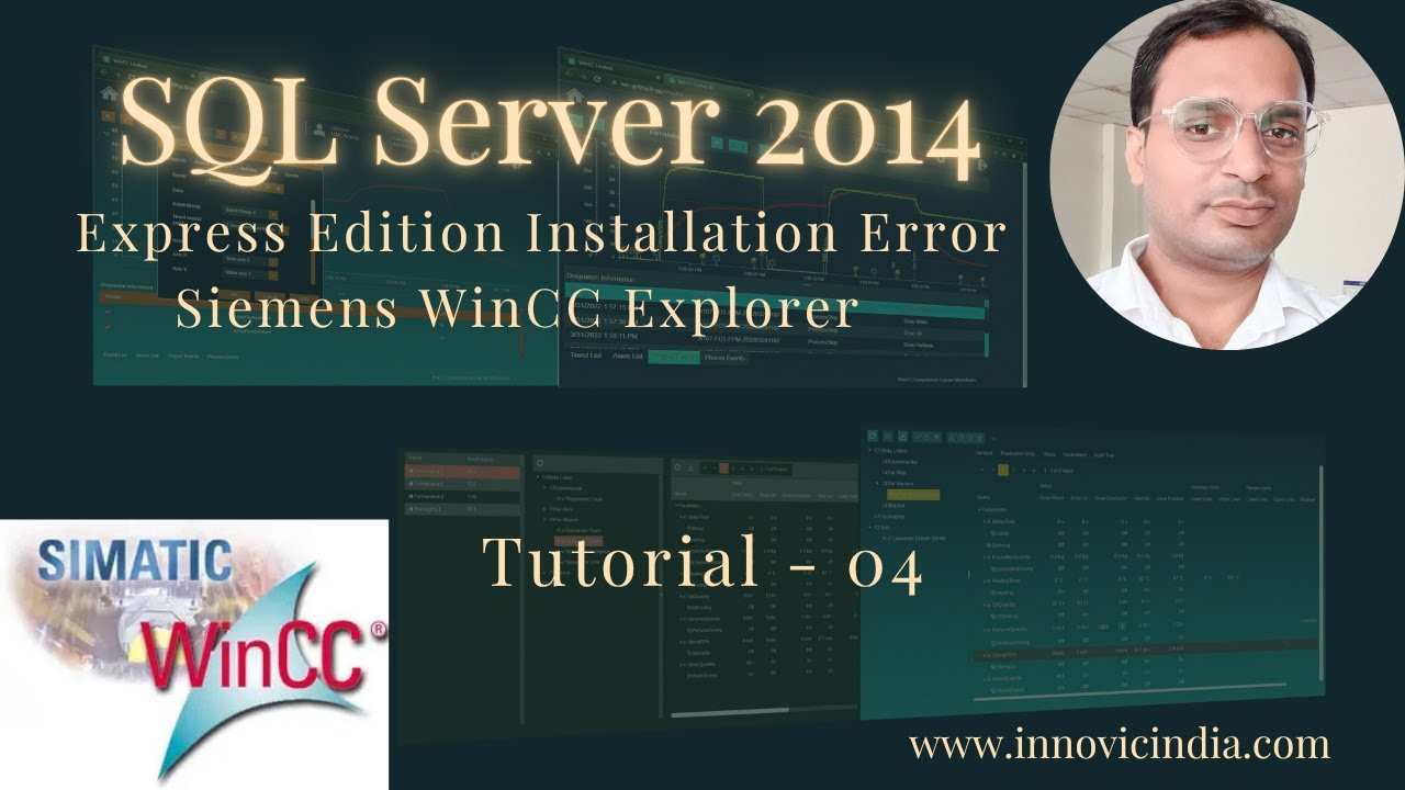 Siemens WinCC SCADA Tutorial 4 - Fixing SQL Server 2014 Express Edition (WinCC) Installation Error