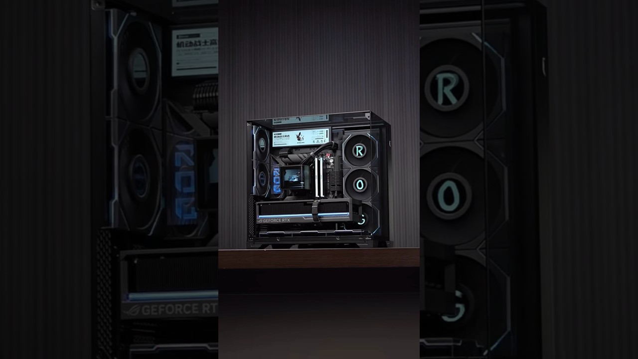 Ultimate 4K Gaming PC Build 2025!🤴 RTX 5080 + AMD R7 9800X 3D☠️ #pcbuild ASMR #gaming #shorts