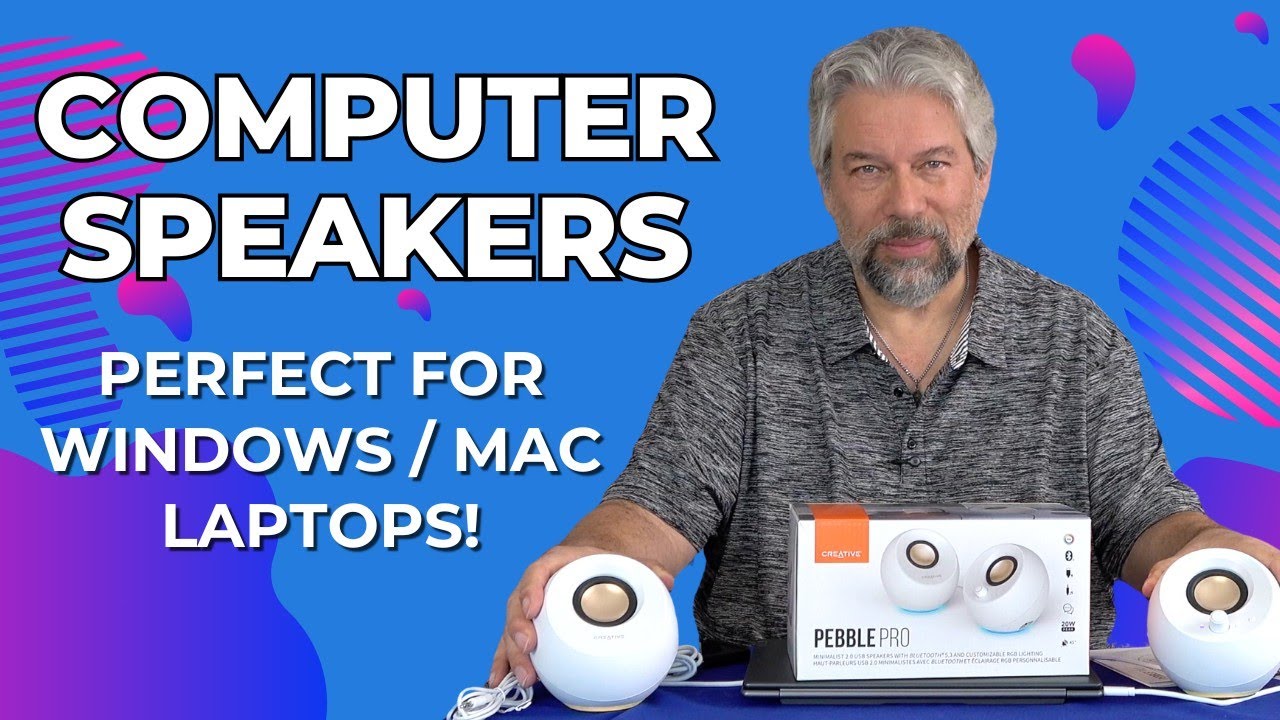 Big Sound from the Creative Labs Pebble Pro USB-C Desktop Speakers