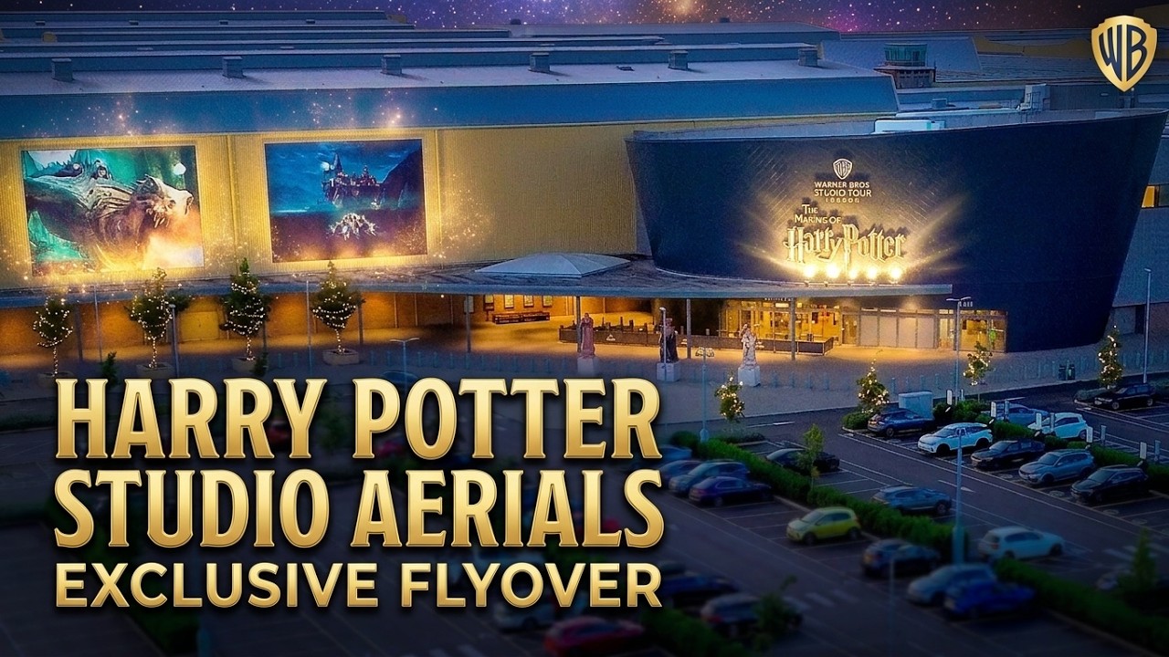 Warner Bros Film Studios Harry Potter London Leavesden 2023 shows water tank & Control Tower