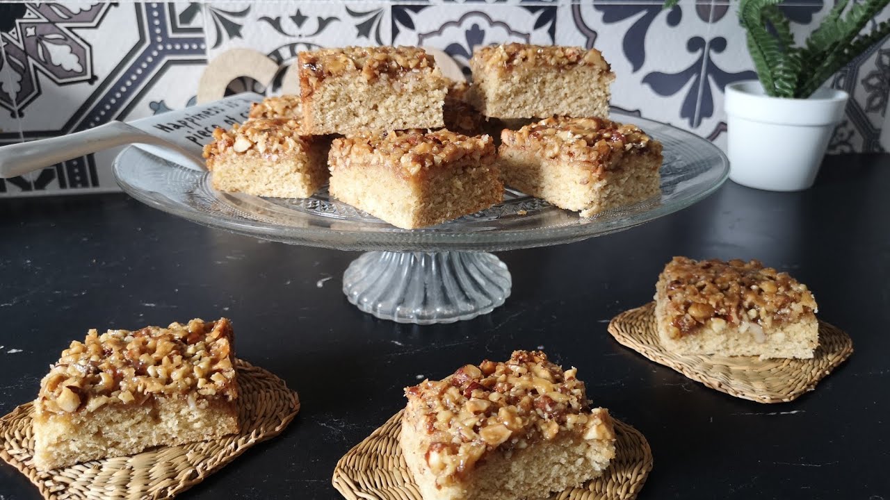 Gâteau caramélisé aux fruits secs 👌