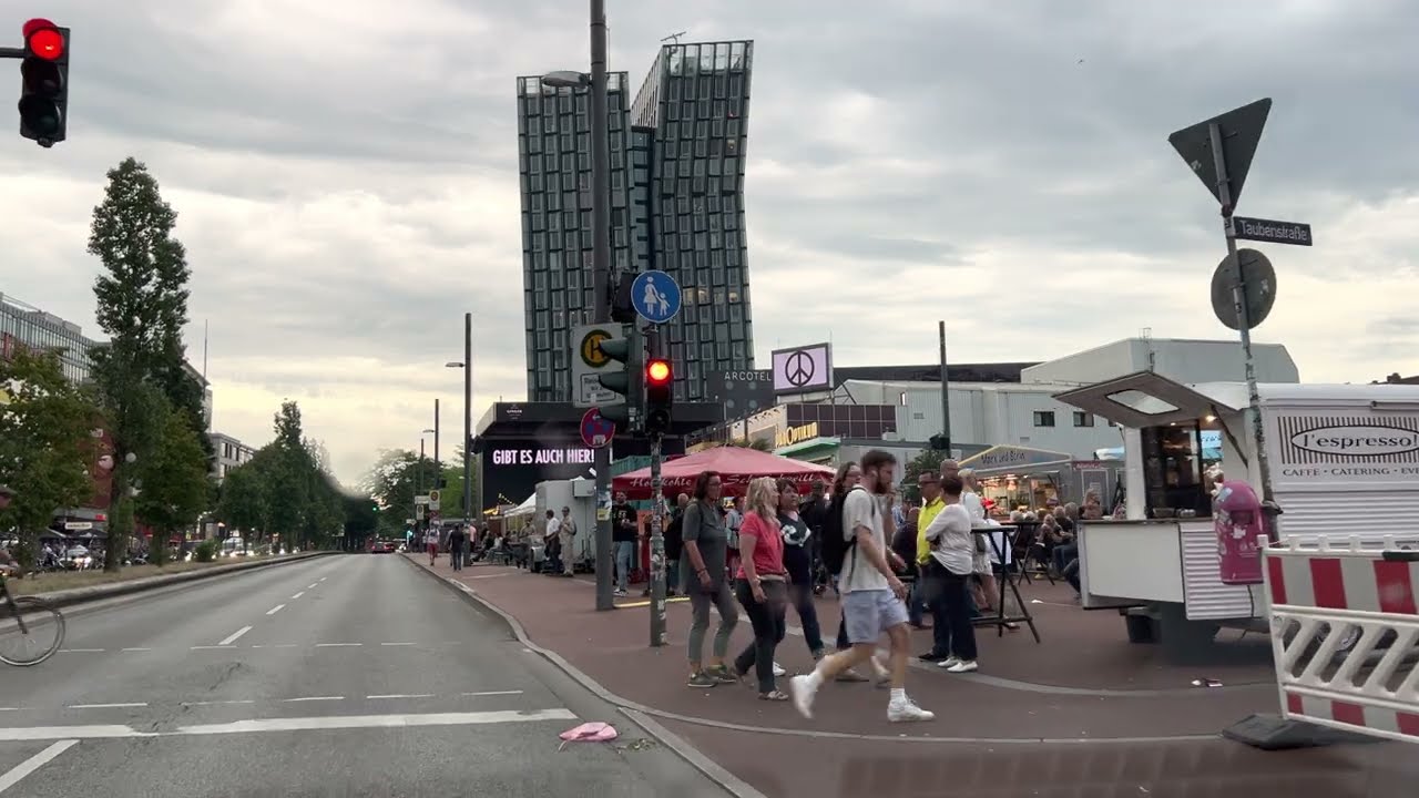 Driving in Hamburg  June 2022 HDR 2160p