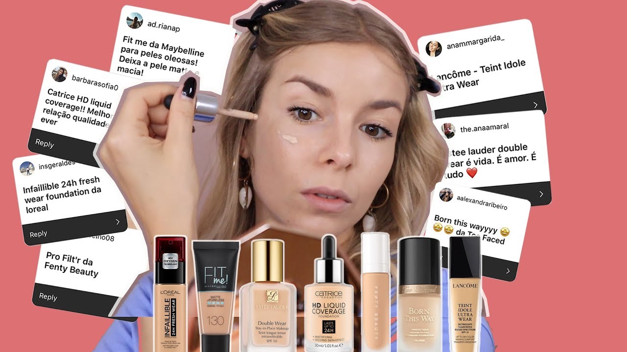 TESTEI AS VOSSAS BASES PREFERIDAS! | Alice Trewinnard