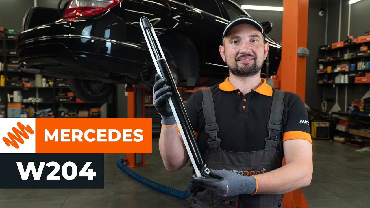Comment remplacer un amortisseur arrière sur MERCEDES W204 [TUTORIEL AUTODOC]