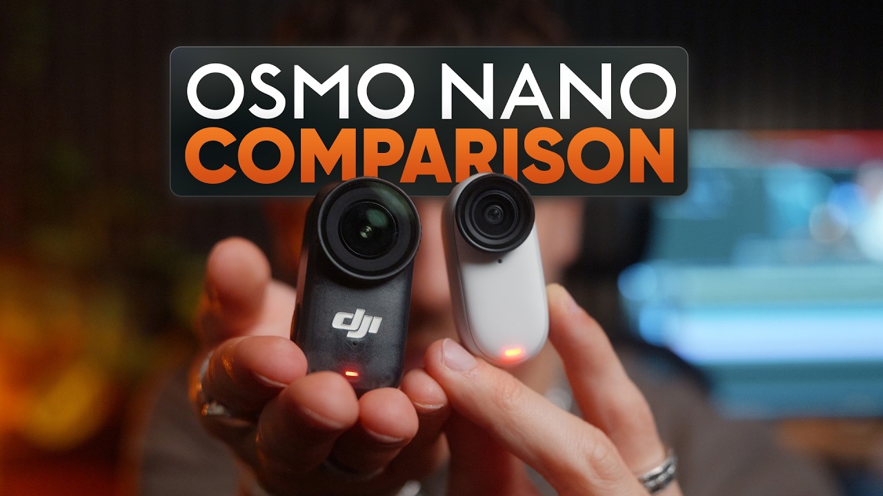 DJI OSMO NANO против insta360 GO 3S — обзор