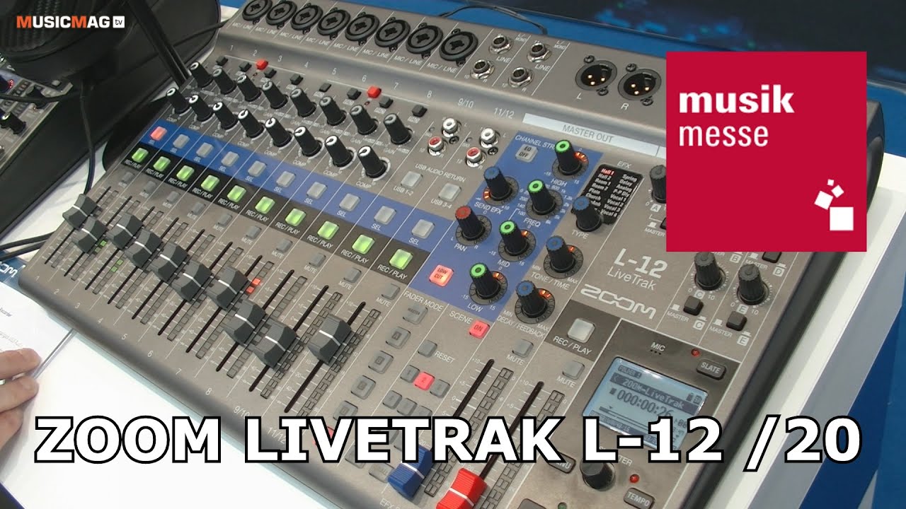 LIVETRAK L: микшер - мечта от ZOOM (Musikmesse 2019)