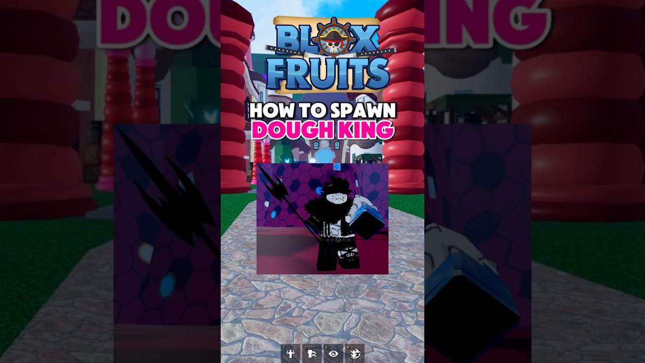 Part 75 | How to spawn dough king! 🍩👑 #foryou #bloxfruits #roblox #dough #king #tutorial #update