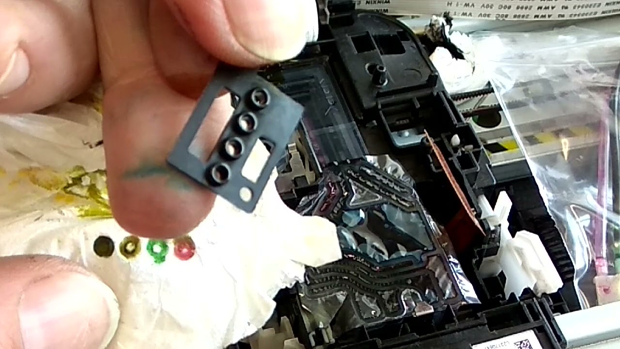 Brother MFC 525W Течь чернил из ПГ