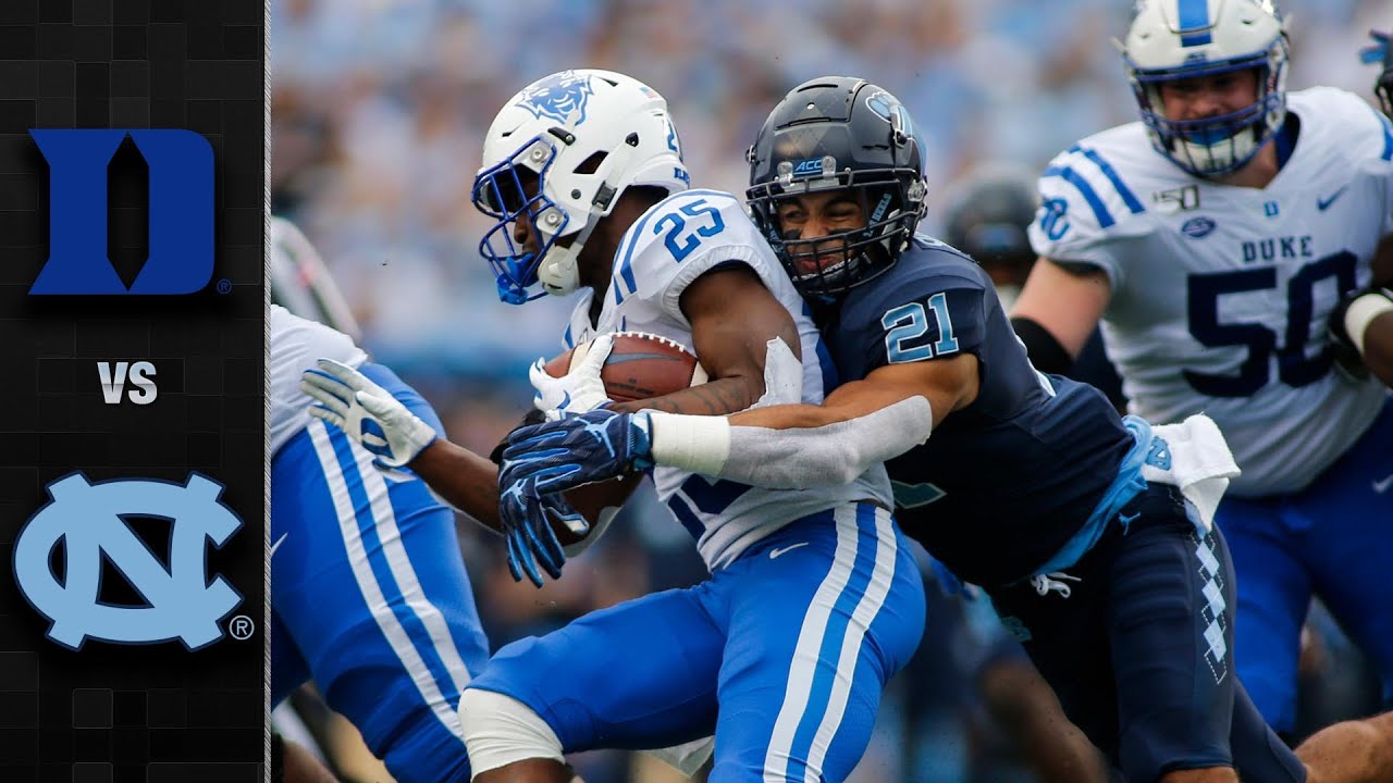 Duke vs. North Carolina Football Highlights (2019)