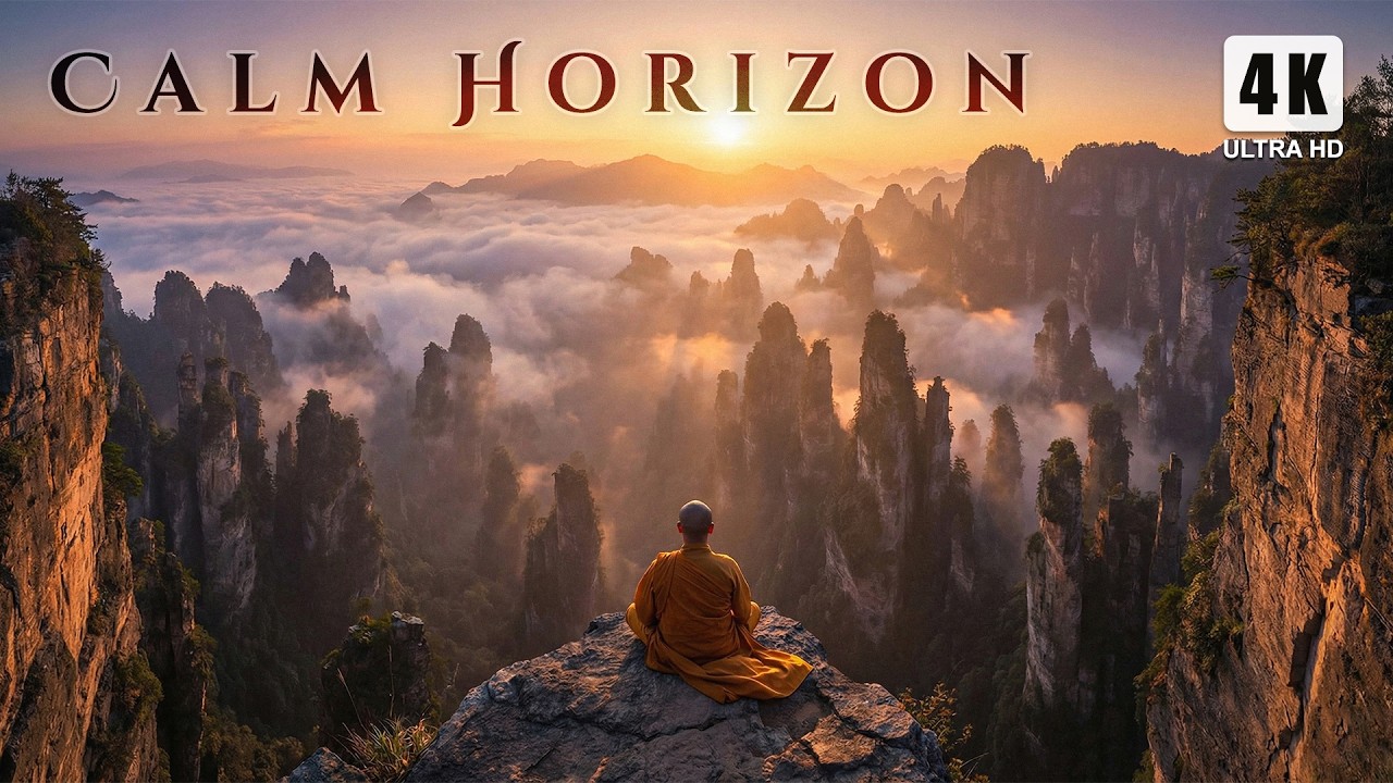 Calm Horizon - Ethereal Healing Music for Deep Meditation and Relaxation