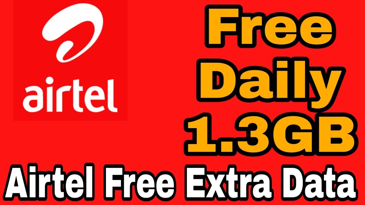 Airtel double data offer Get free 1.3gb daily data