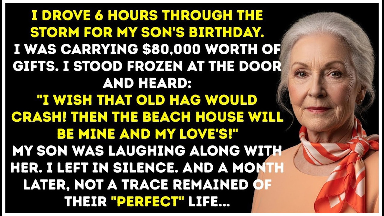 Drove 6 Hours In A Storm With $80,000 Gifts… But Then I Heard My Daughter-In-Law & Canceled It All