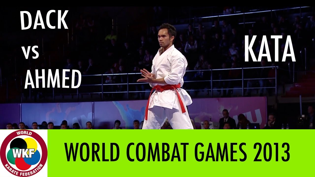 World Combat Games 2013. DACK vs AHMED. Karate Men's Kata. Bronze Medal. | WORLD KARATE FEDERATION