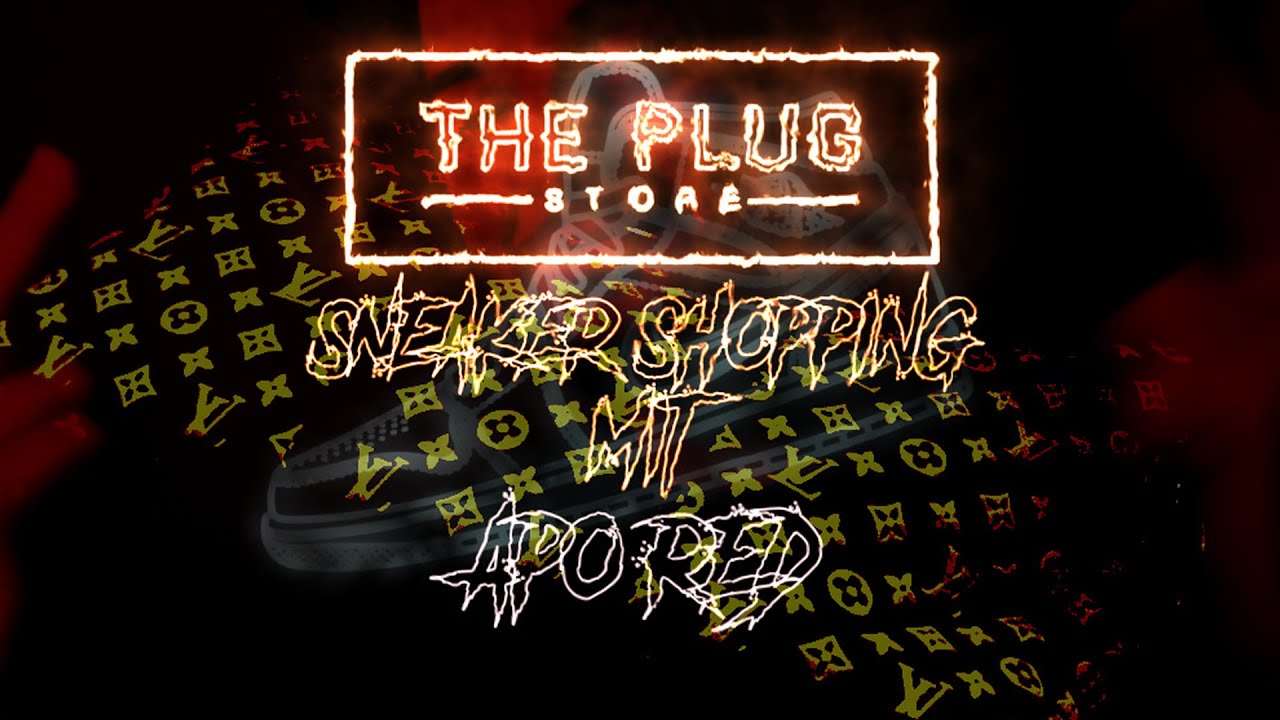 The Plug Sneaker Shopping mit Apo Red