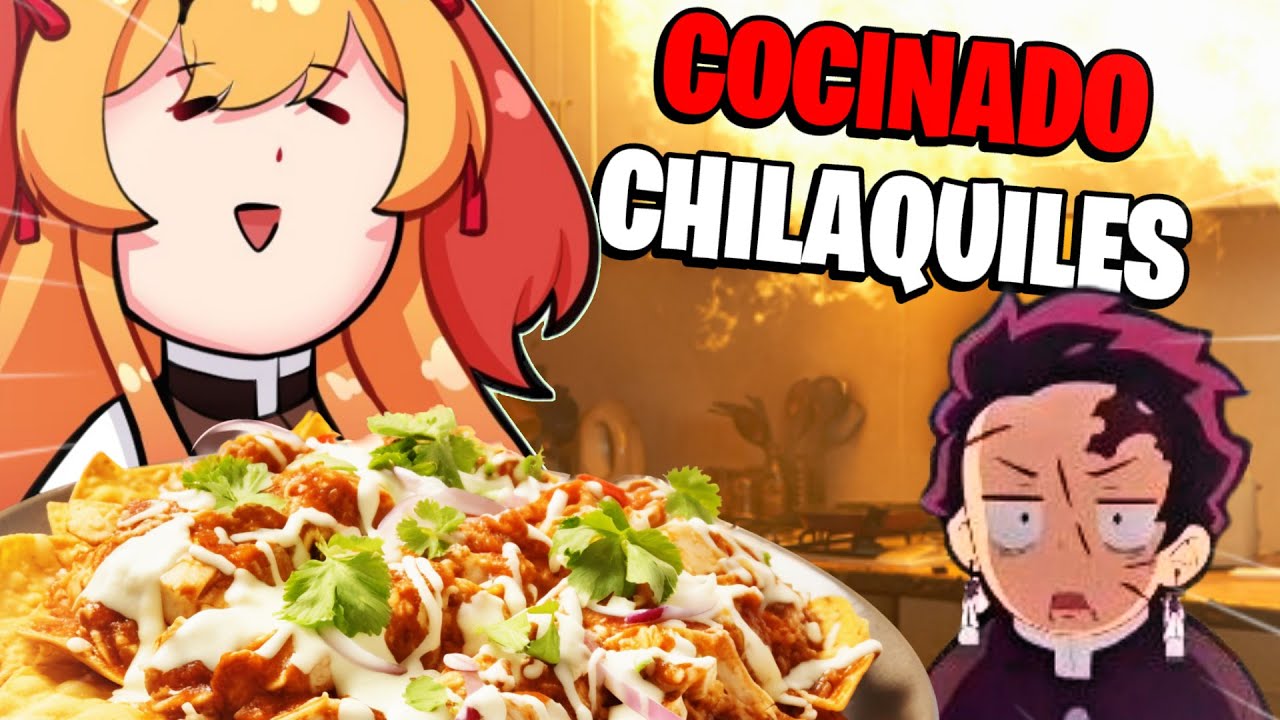 Cocinando Chilaquiles en Mexico (Bueno, ROSH me los prepara)