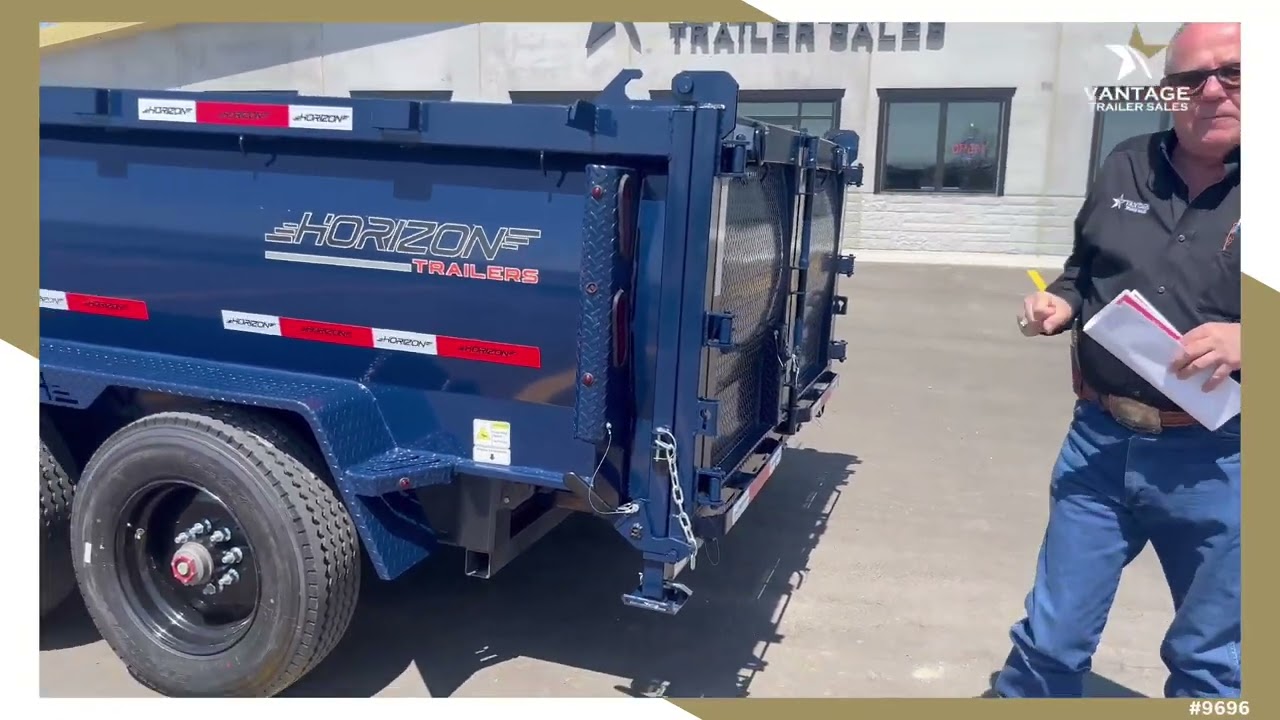 Telescoping Hoist 16’ Dump Trailer!!