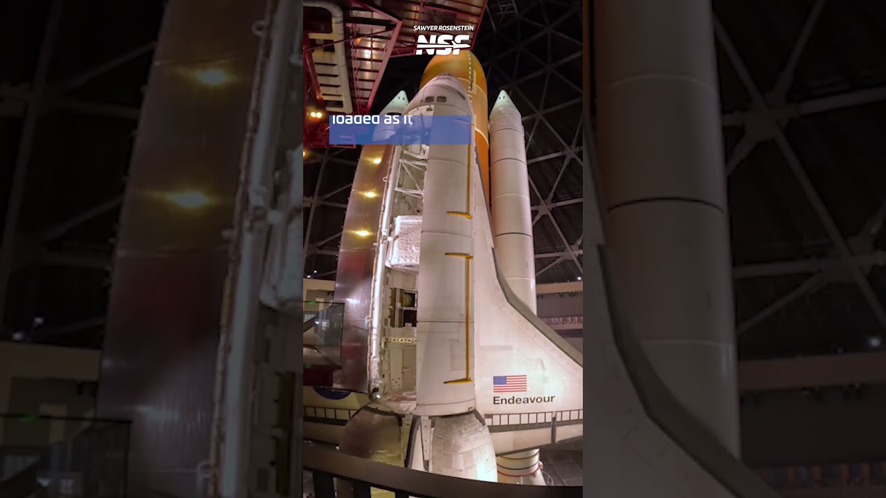 Brand New Space Shuttle Exhibit Unveiled! #space #nasa #endeavour