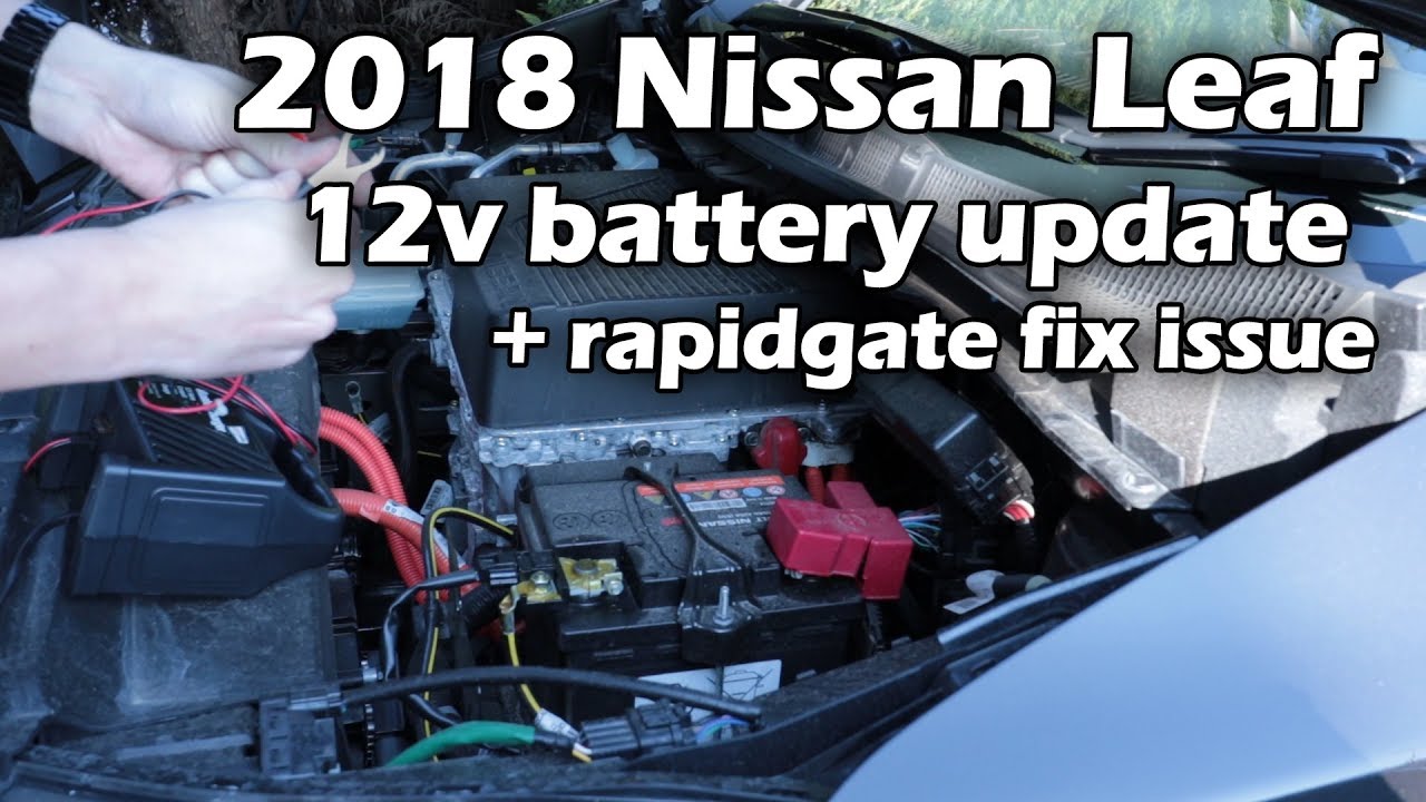 40kWh Nissan Leaf - 12v Battery Fault update + Rapidgate fix issue