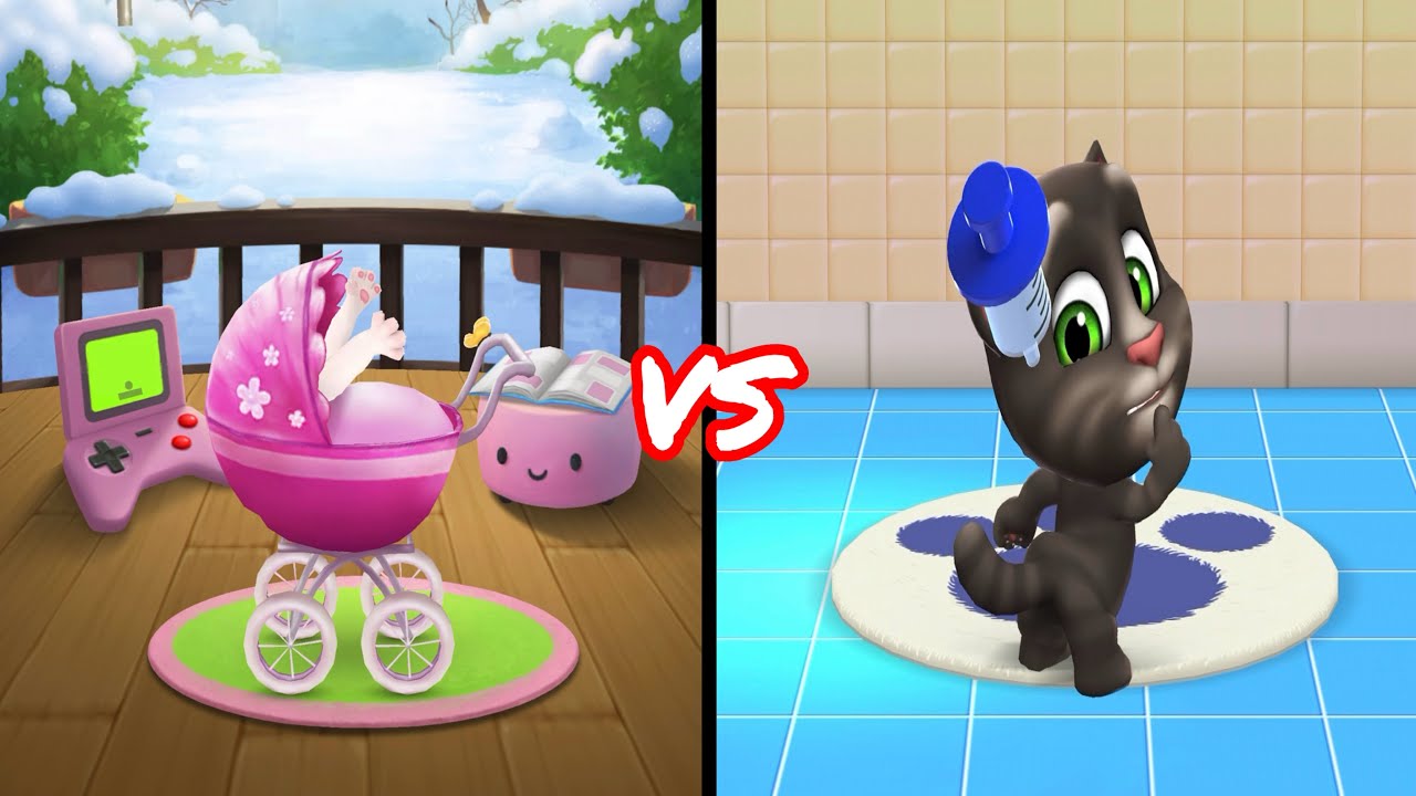 My Talking Angela vs My Talking Tom 2 😱 Which is Better in 2026
