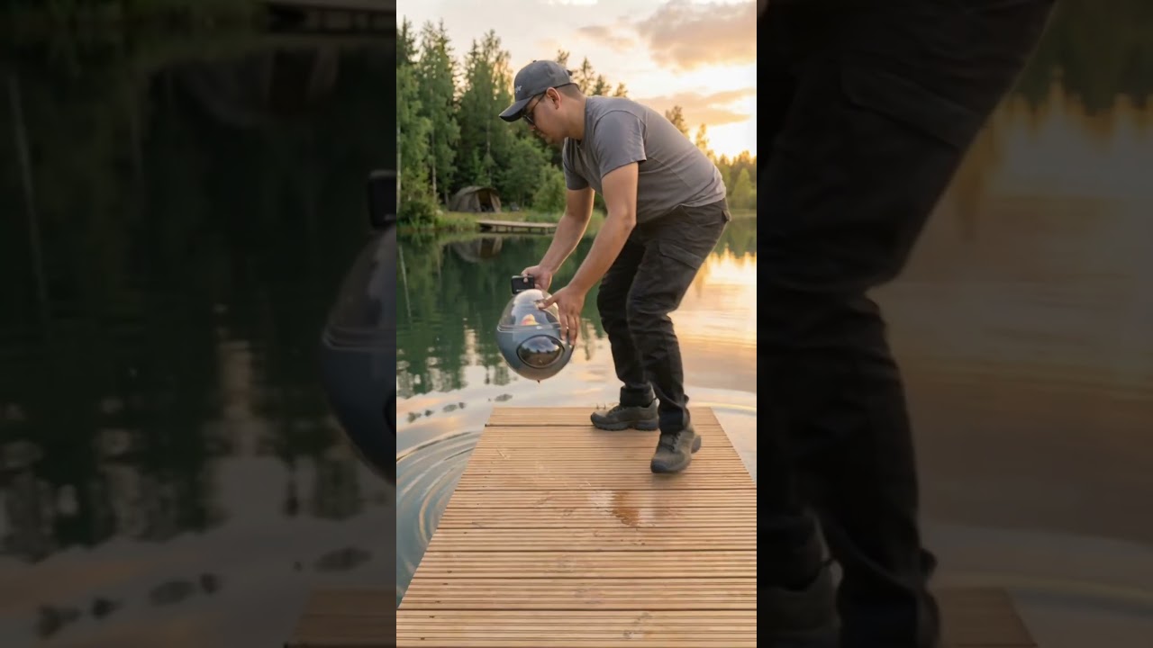 #031 - отправляем цыпленка под воду, снимаем все на GoPro.