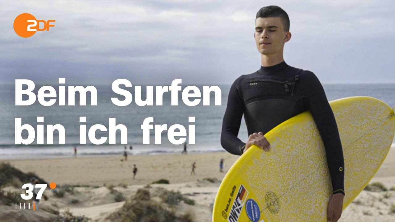 Jung und blind: Ben Neumann auf dem Weg zur Para Surf EM I 37 Grad