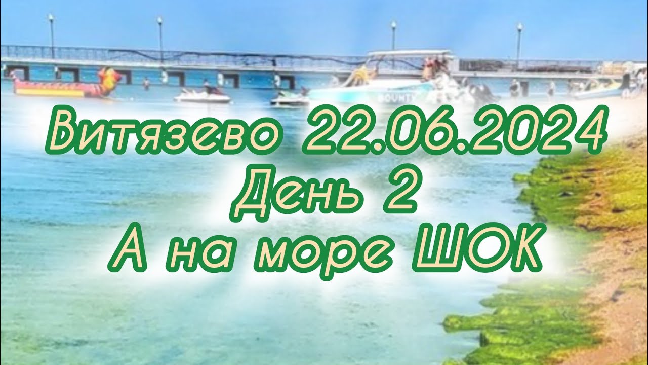 ВИТЯЗЕВО 2024г. день 2. А на море нас ждал ШОК!