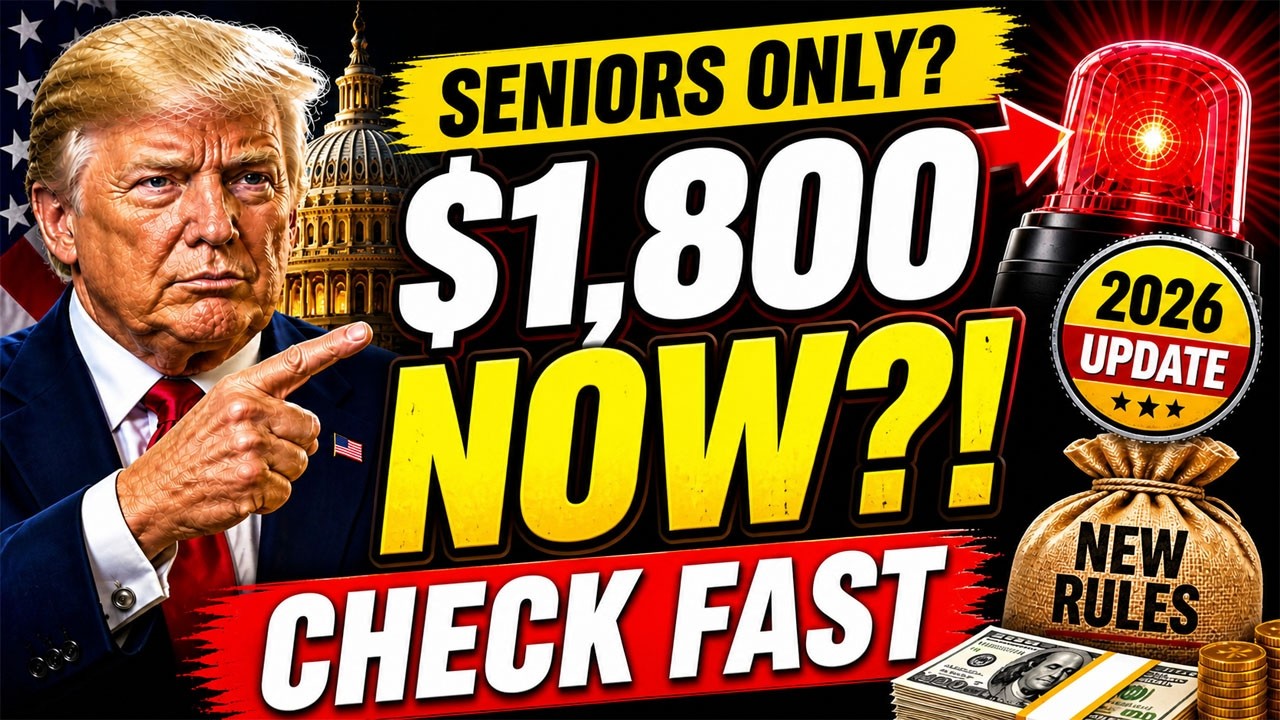 🚨 $1,800 Monthly Boost for Seniors | New Benefits Update 2026 | Check If You Qualify NOW!