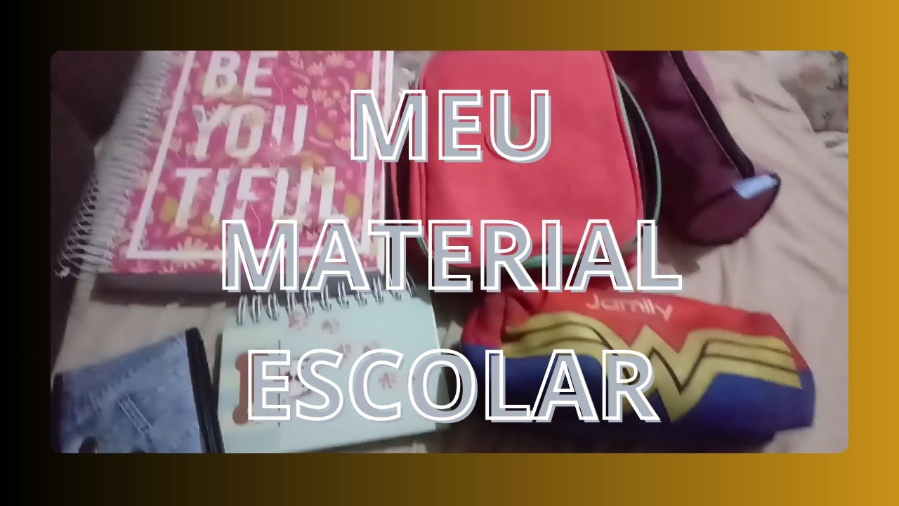 Arrumando meu material escolar de 2026📚 *passei mal por causa do calor*🌞