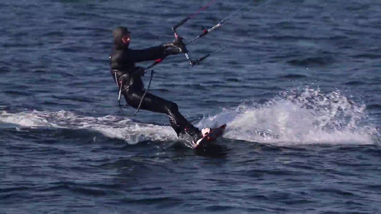 Kitesurfing Torö Nynäshamn Sweden october 2018