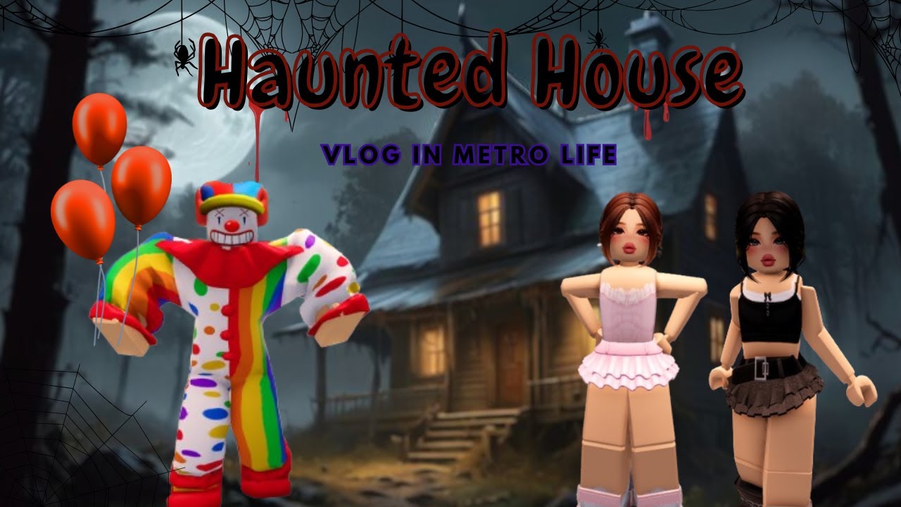Haunted House in Metro Life🎈 | Vlog in Metro Life | Life Inside Roblox #roblox