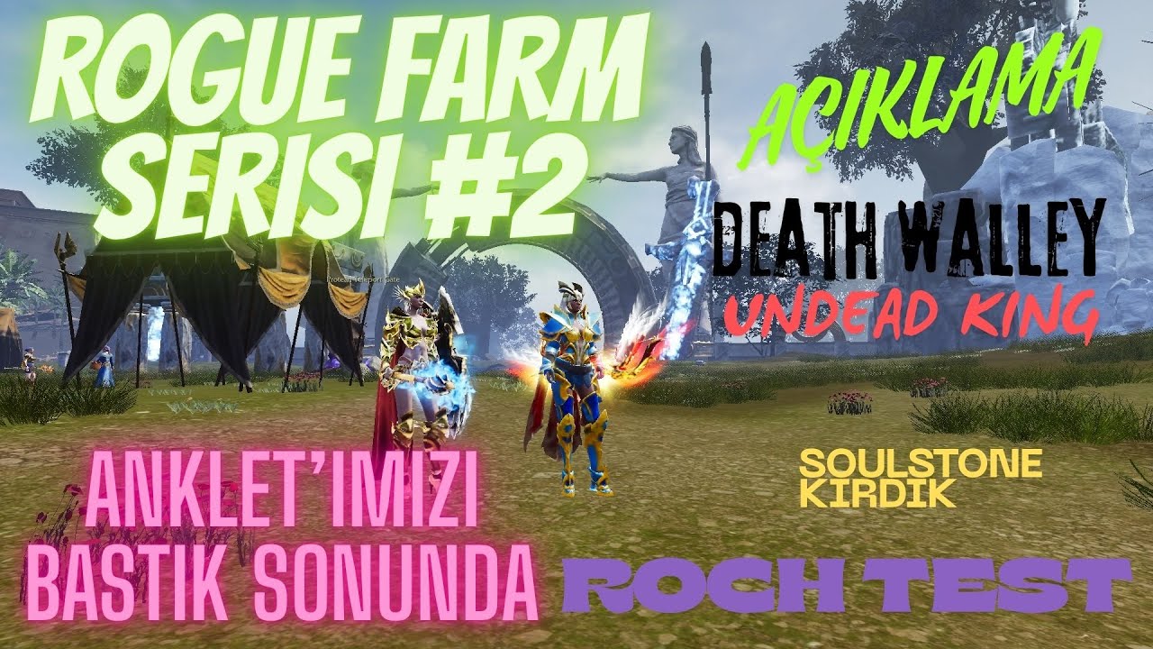 RİSE ONLİNE ! ROGUE FARM SERİSİ 2 ! ANKLET'İMİ BASTIM ! UNDEAD KİNG FARM ! AÇIKLAMA !