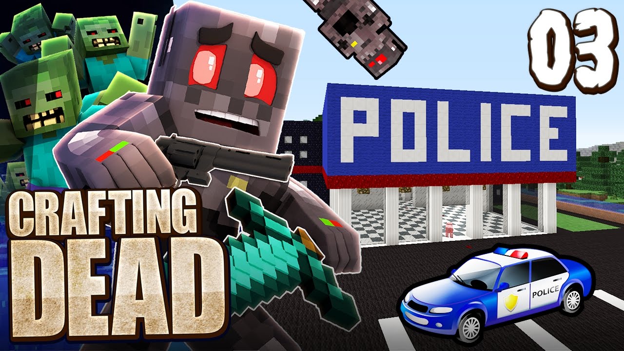 Minecraft Crafting Dead SMP Episode 3: Police Mystery