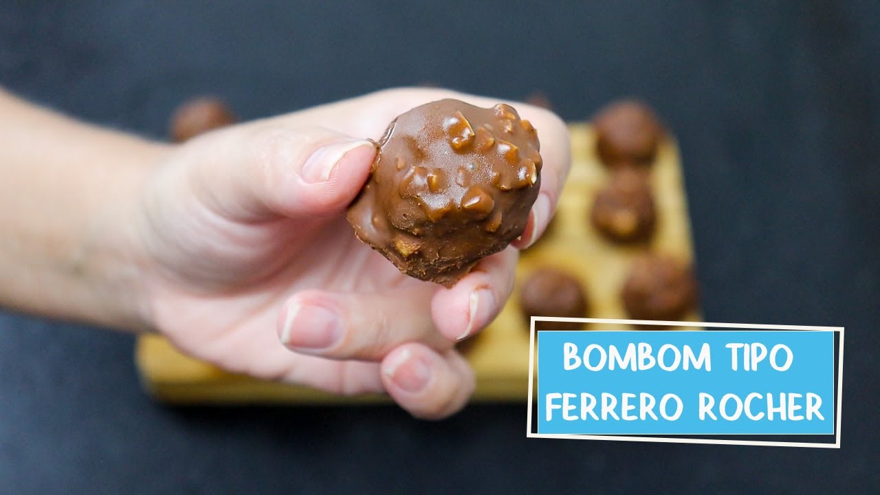 APRENDA A MELHOR RECEITA DE BOMBOM TIPO FERRERO ROCHER DA INTERNET | Anna Laura